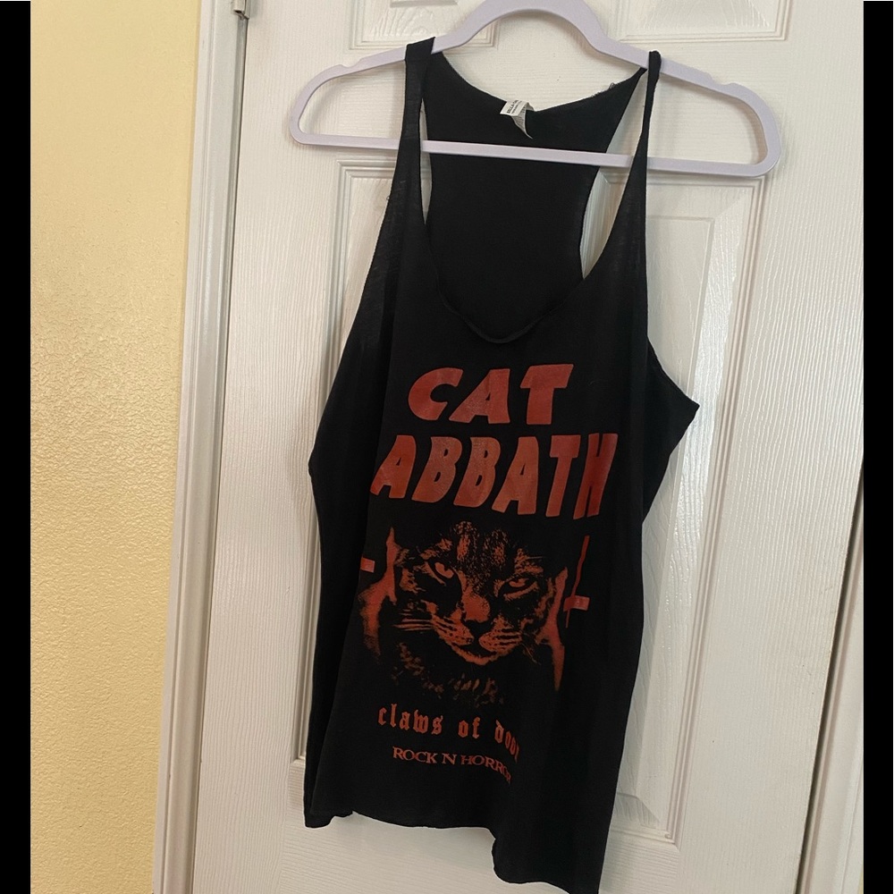 🐈‍⬛ New w/o Tags Rock and Horror “Cat Sabbath” Tank Top
